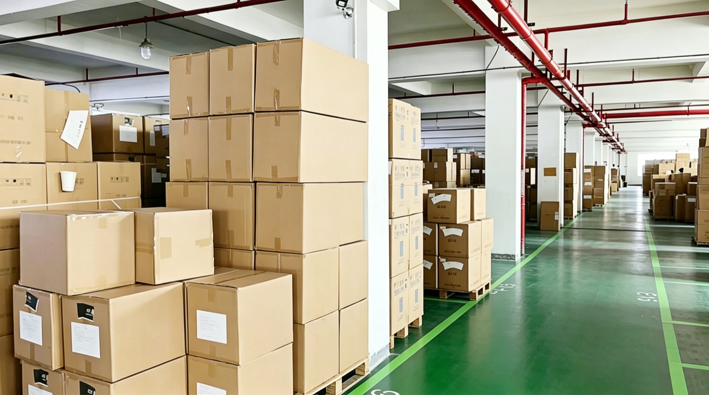 Finished-goods warehouse