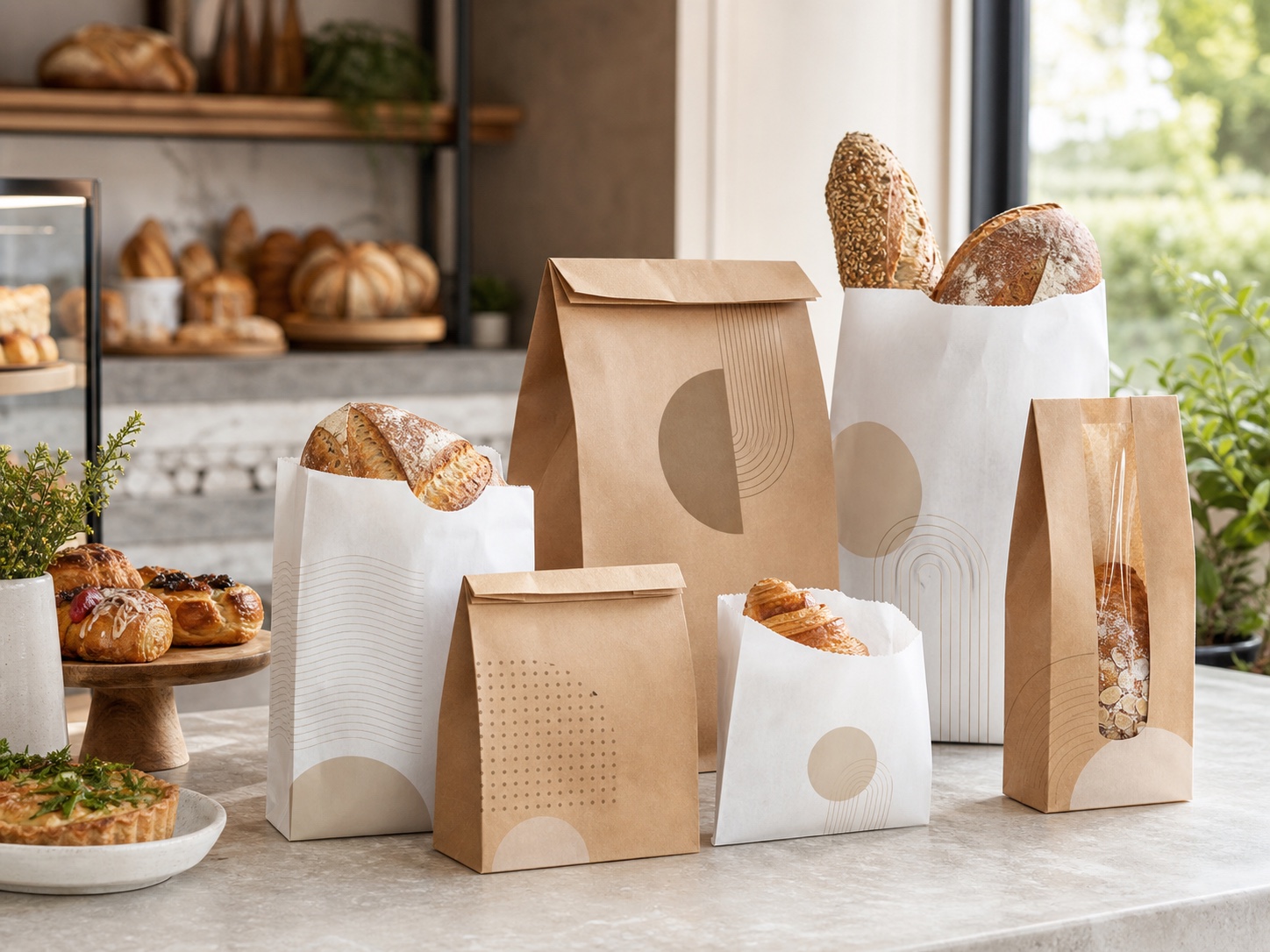 Bakery Bags banner featuring Custom Bakery Bags