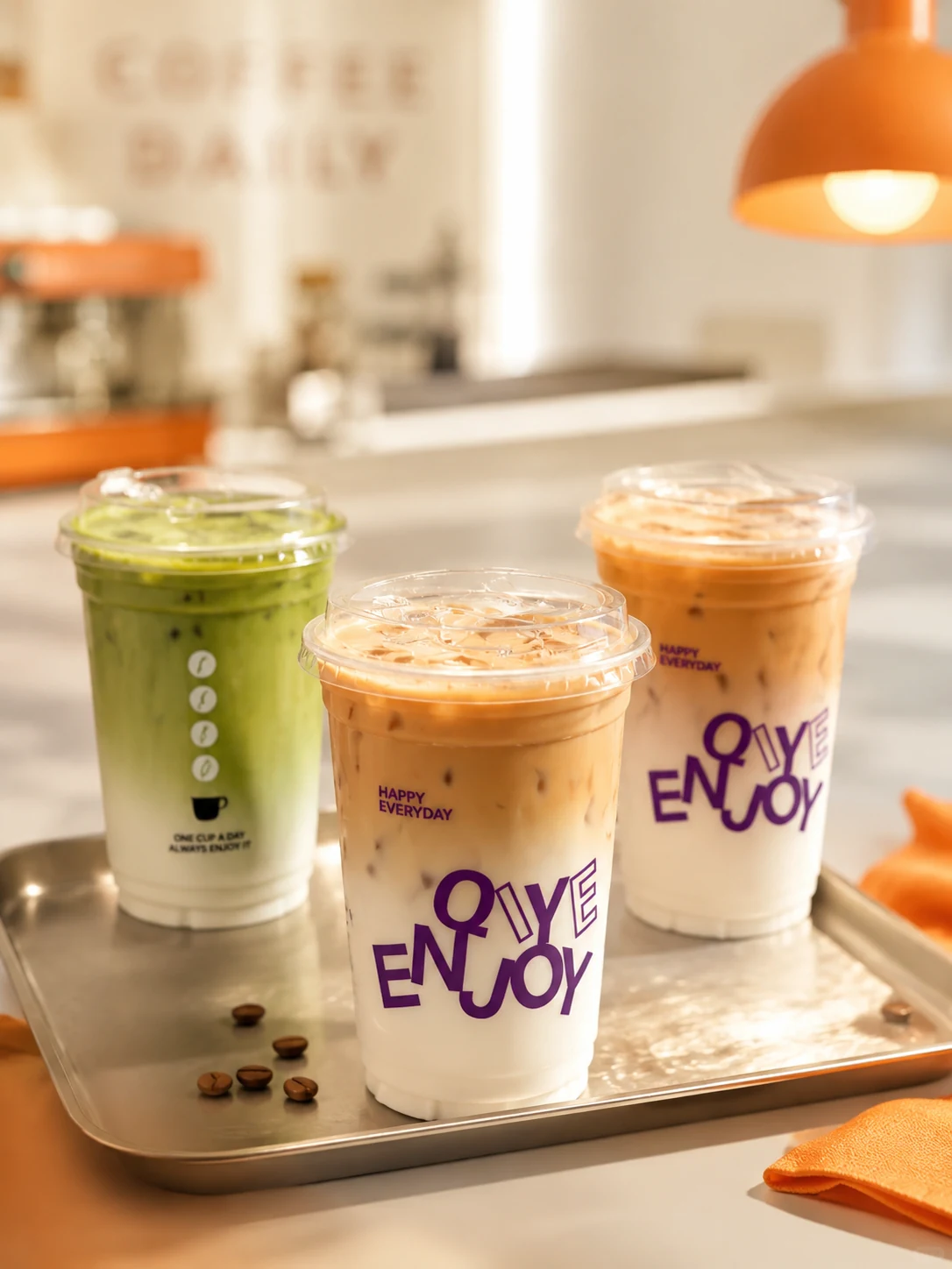 Cold Cups banner featuring Custom Compostable Round Bottom Plastic Cups