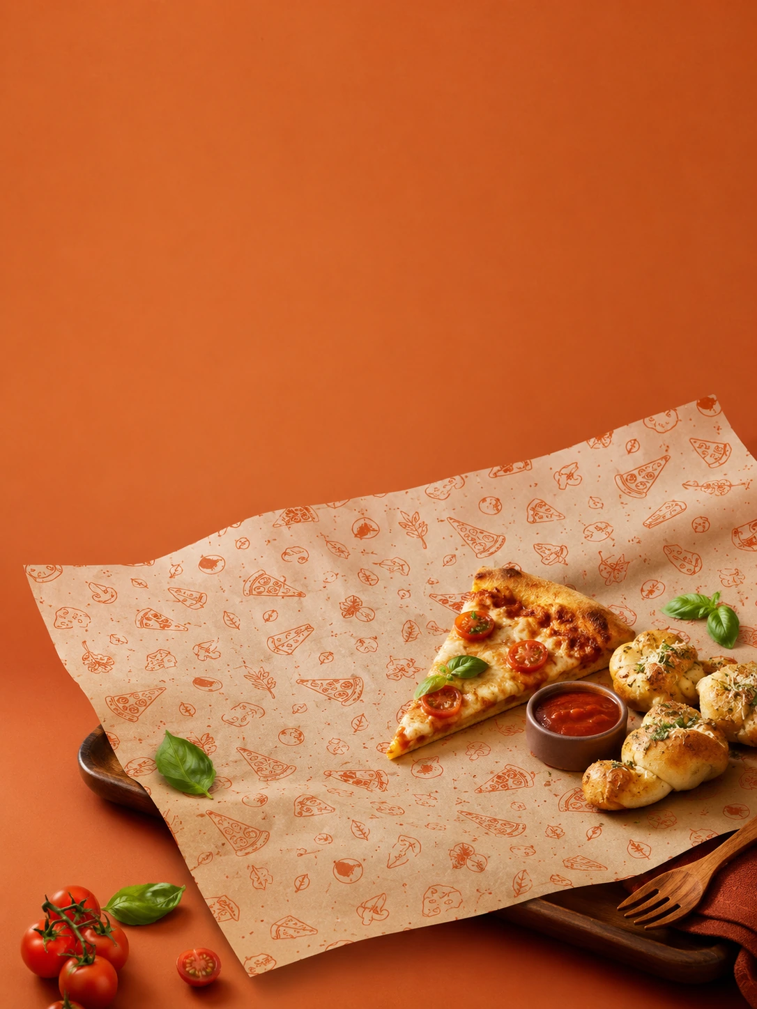 Food Papers banner featuring Custom Deli Paper