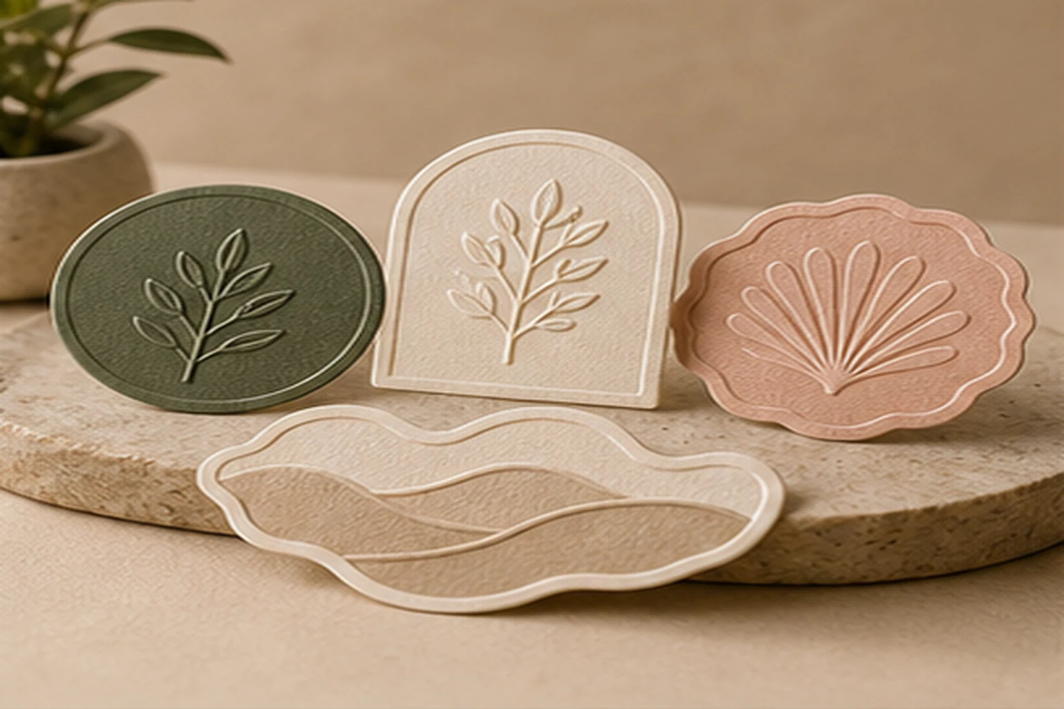 Custom Embossed Stickers product image