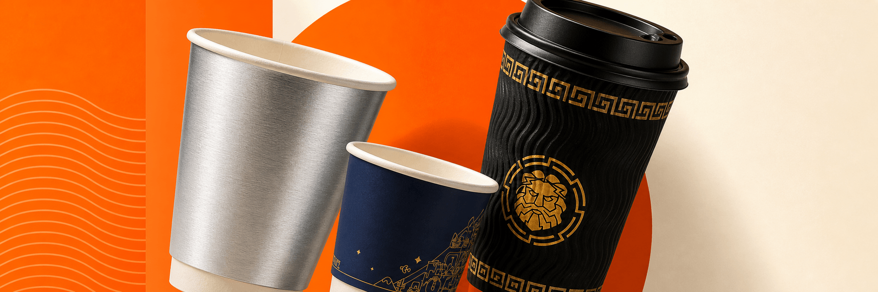 Custom Coffee Hot Drink Cups banner image 6