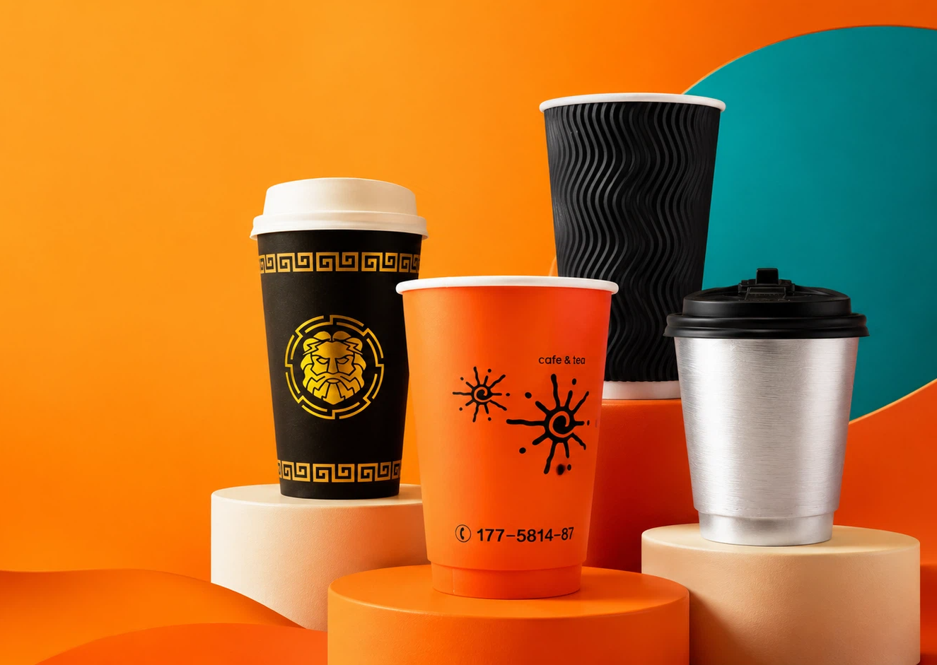 Custom Coffee Hot Drink Cups banner image 7