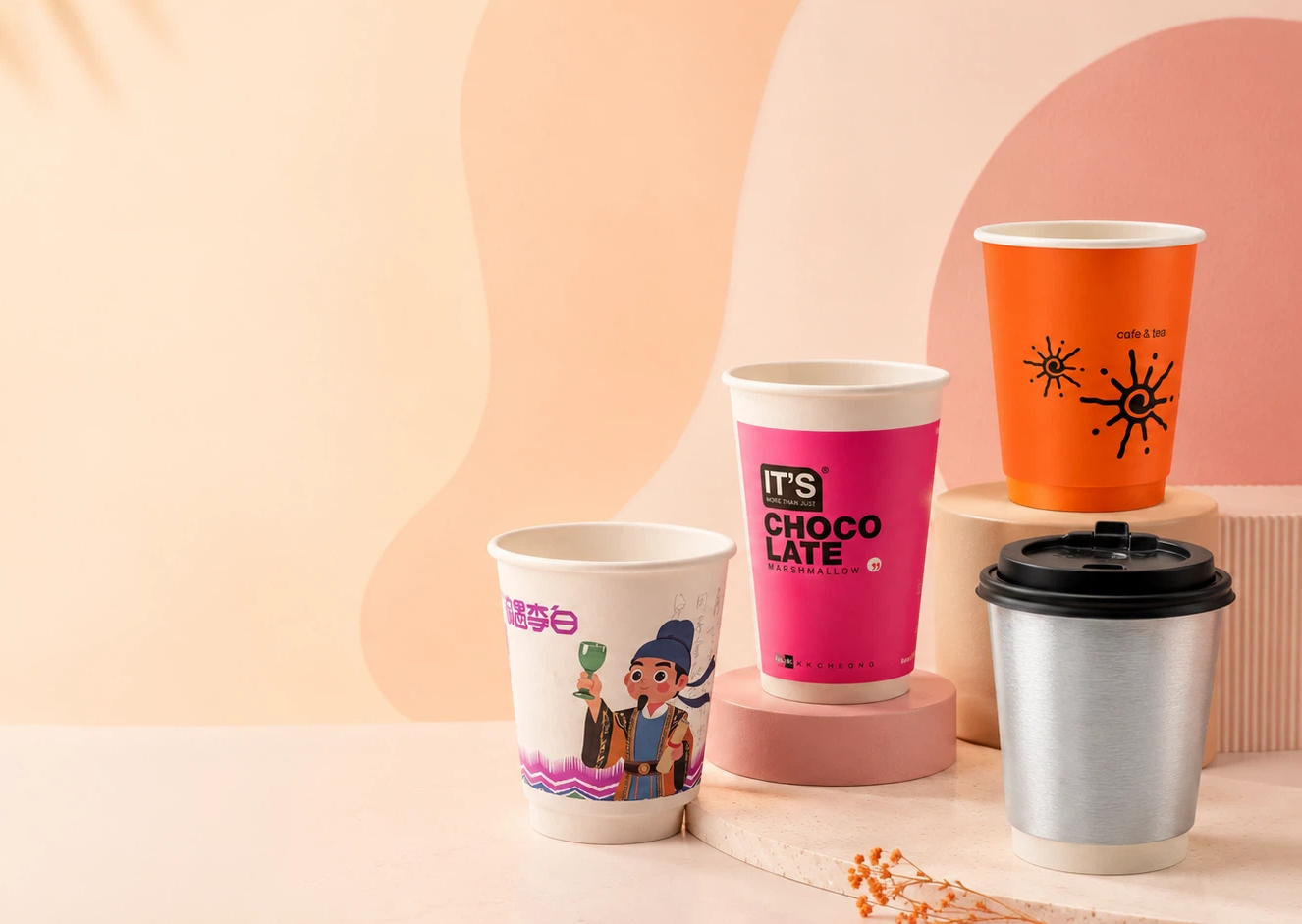 Custom Coffee Hot Drink Cups banner image 8
