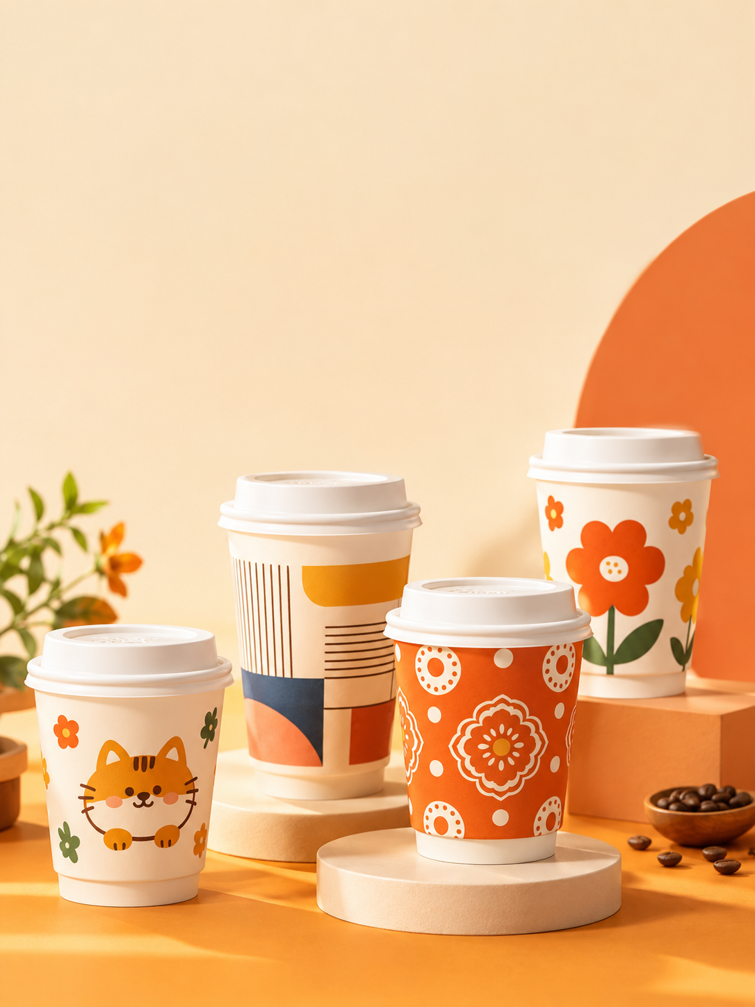 Custom Coffee Cups Compostable banner image 3