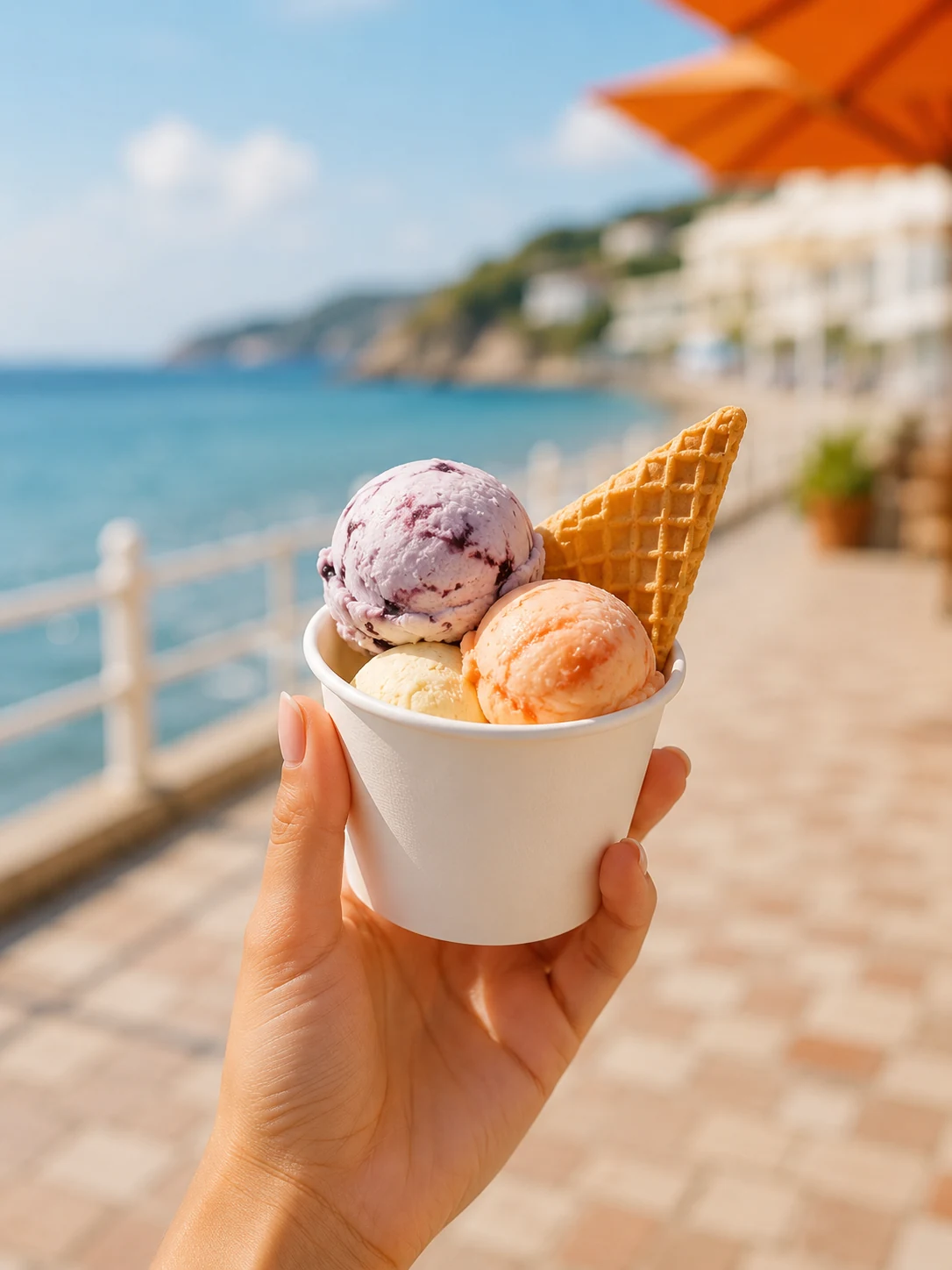 Ice Cream Cups banner featuring Custom Ice Cream Cups